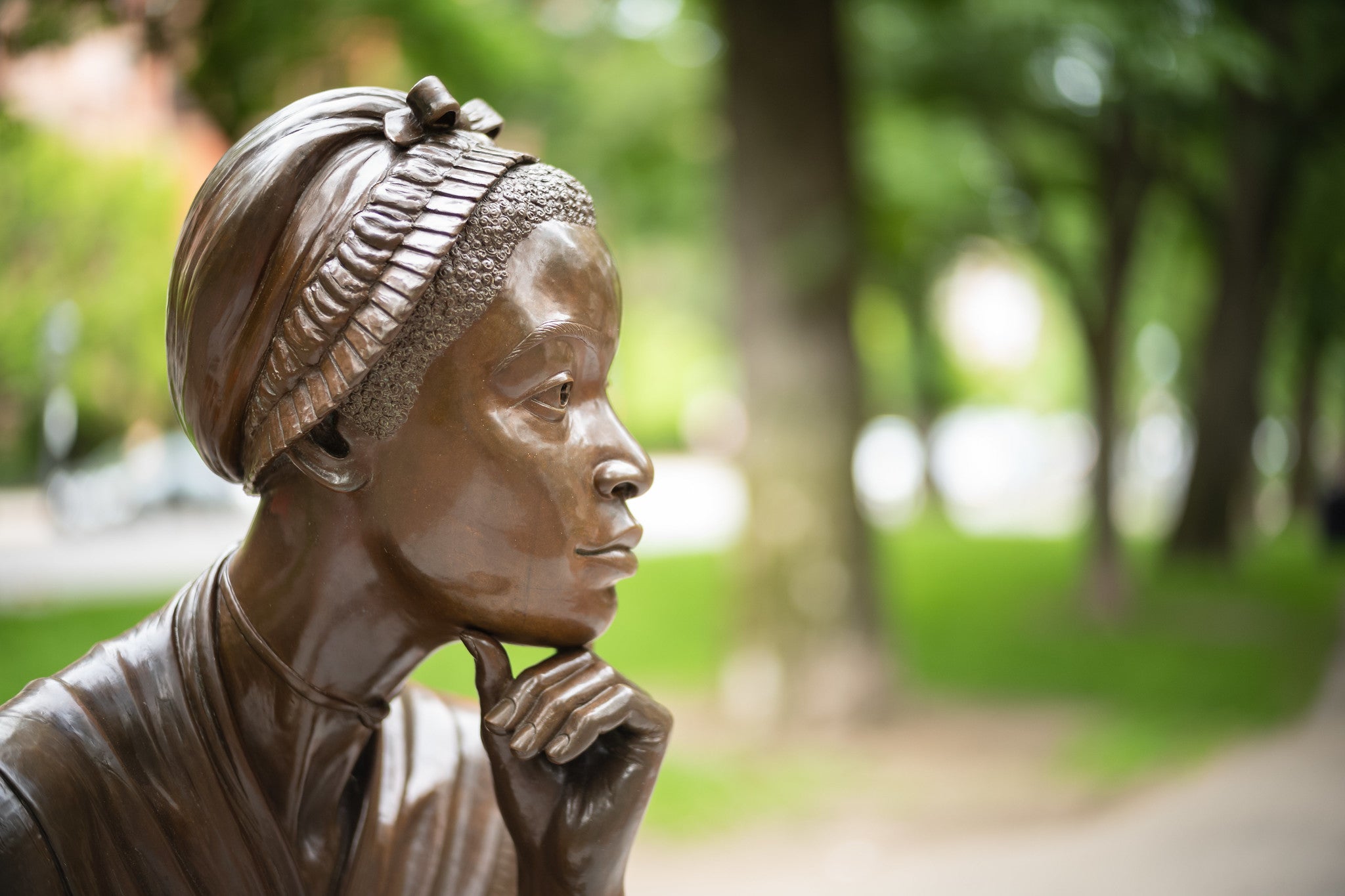 Phillis Wheatley Statue in the Boston Women's Memorial