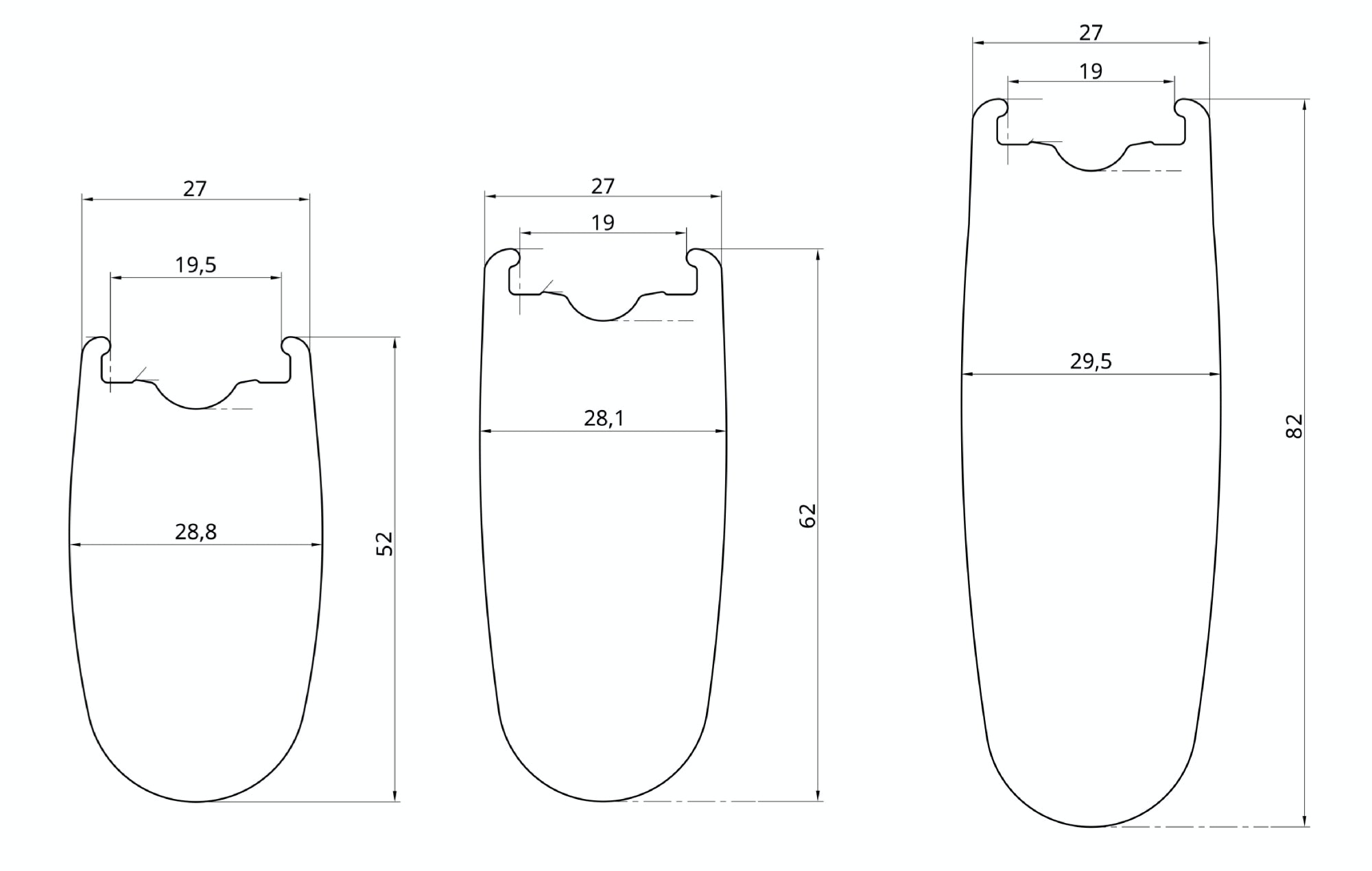 HUNT Carbon Aerodynamicist Rim Profile