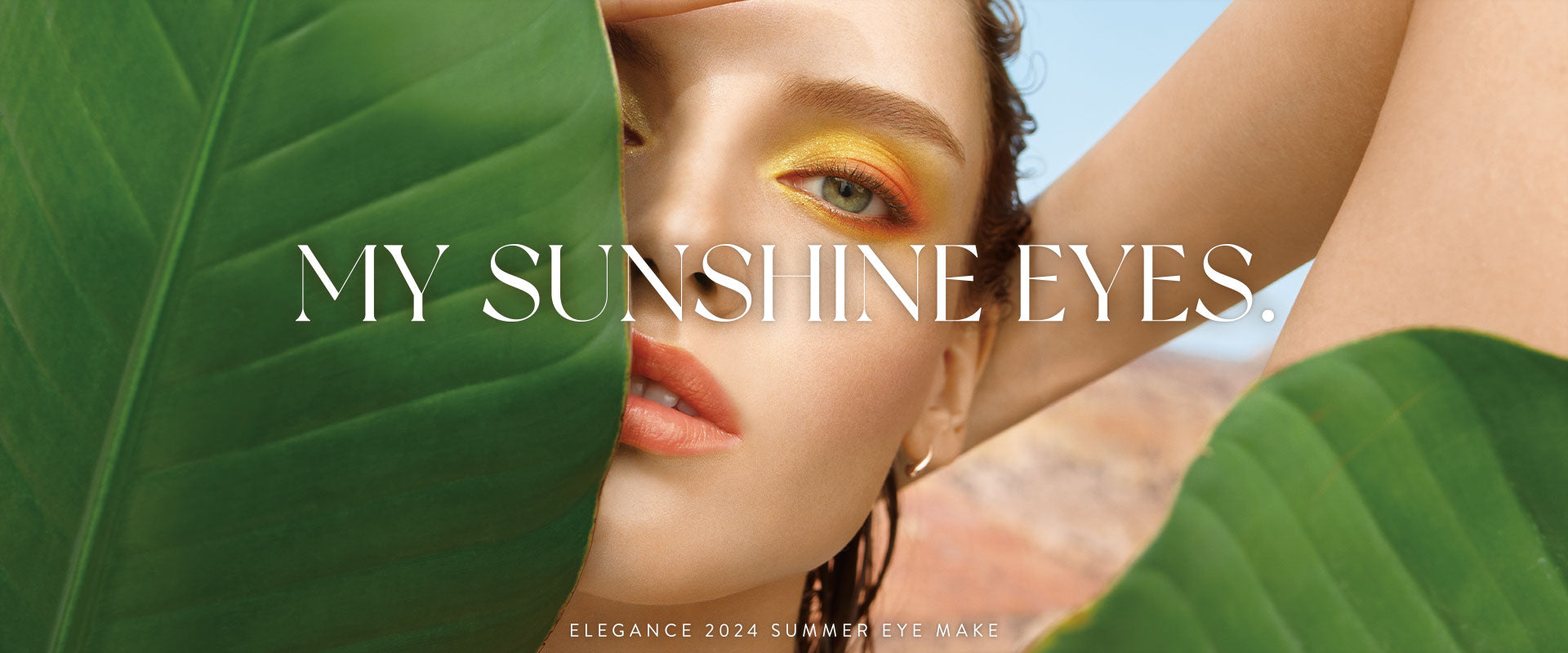 MY SUNSHINE EYES. ELEGANCE 2024 SUMMER EYE MAKE