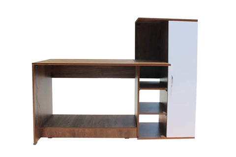 Study Table with Shelves