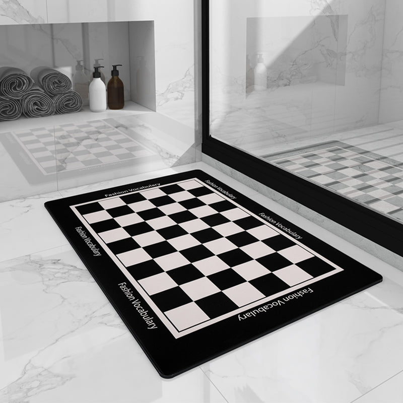 Fashion Checkerboard Non-Slip Floor Mat