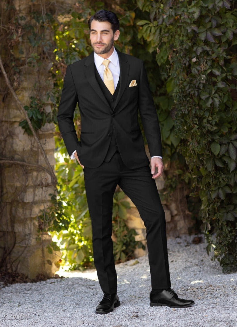 981 Ultra Slim Black Force Performance Tuxedo - Michael Kors – The Squire  Shop