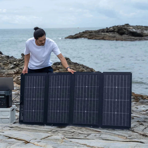 Portable Solar Panel With Maximum Power Voltage and Same Solar Suitcase