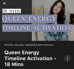 Rituals by Chakra Girl Queen Energy Timeline Activation Ritual