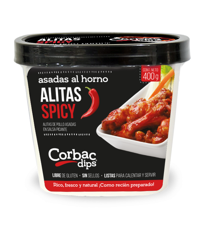 Alitas de pollo - Spicy 400 Gr