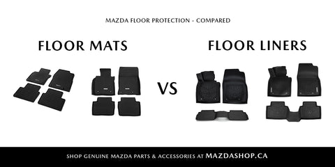 MazdaShop - All Weather Floor Mats vs Premium Floor Liners Compared