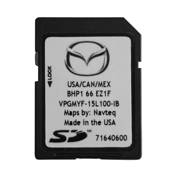 Satellite Navigation SD Card First Generation Mazda Connect Mazda