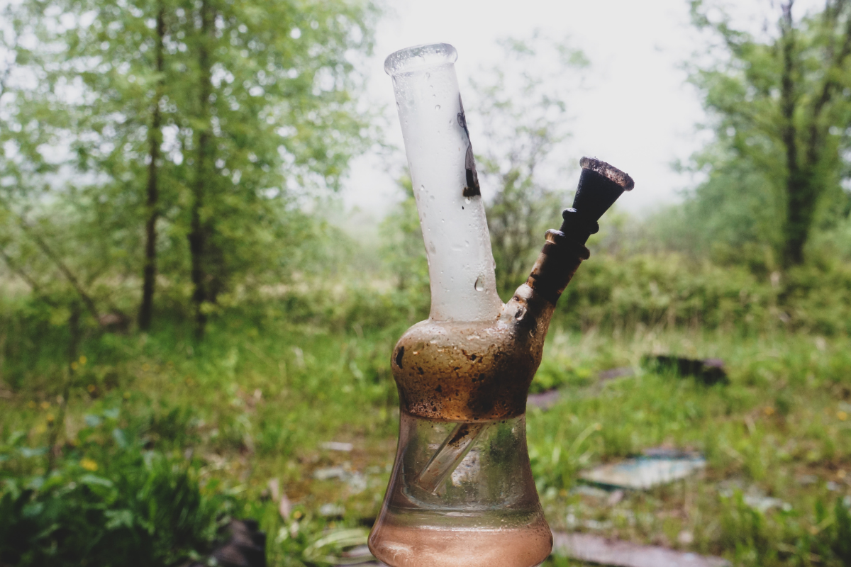 glass bong for marijuana