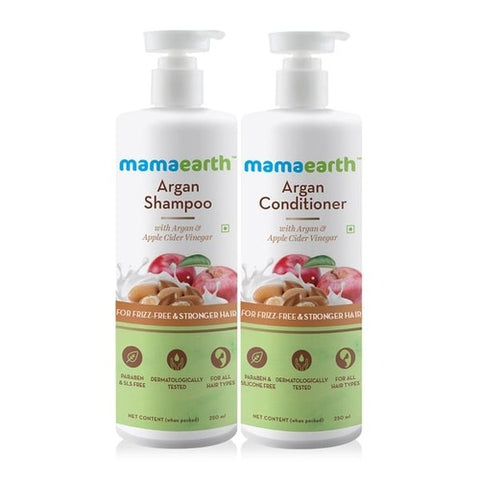 Mamearth - Argan Conditioner with Argan and Apple Cider Vinegar for Frizz-Free and Stronger Hair