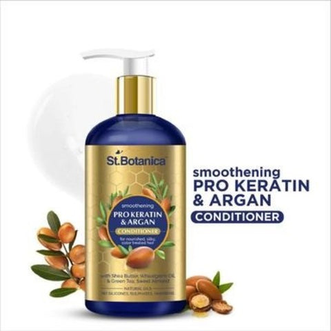 Stbotanica - Pro Keratin & Argan Oil Smooth Therapy Conditioner For Smooth, Silky & Shiny Hair