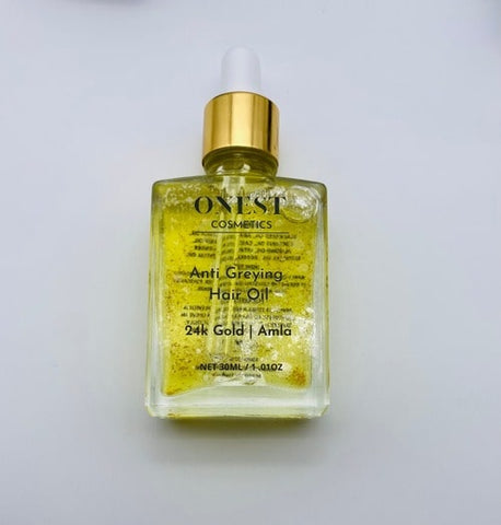 24K Gold Anti-Greying Hair oil 30ml