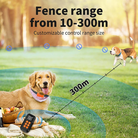 MASBRILL Wireless Electronic Dog Fence Range From 10-300M