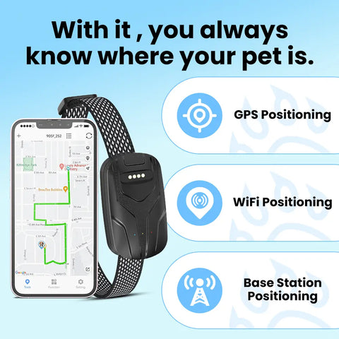 MASBRILL 4G GPS Pet Tracker Collar