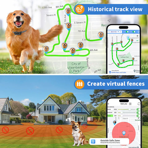 MASBRILL 4G GPS Pet Tracker Collar