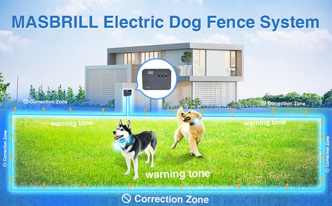MASBRILL Underground Electric Dog Fence Training Collar-TZ862