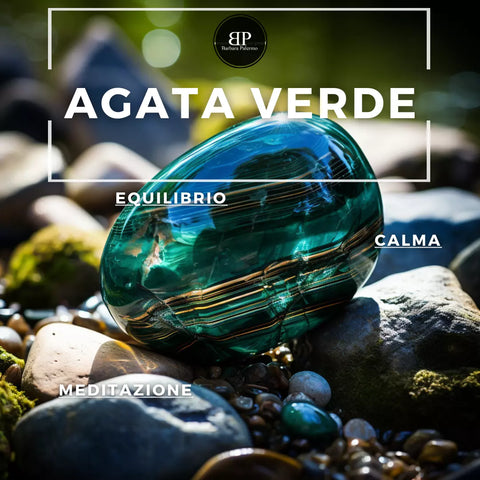 agata verde collana