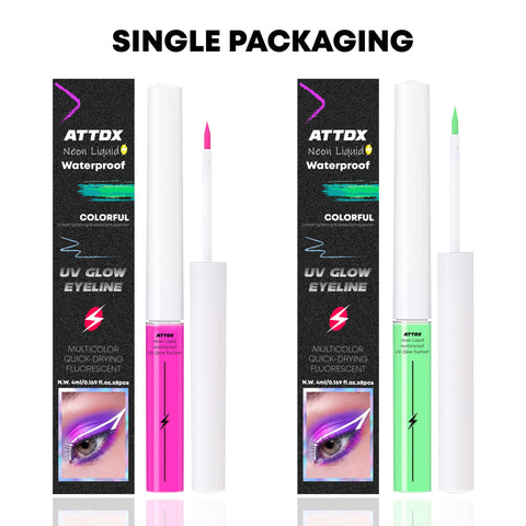 ATTDX Neon Liquid Waterproof UVGlow Eyeliner