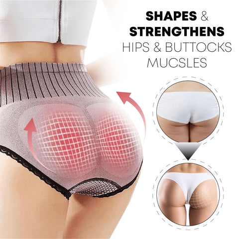 Lace Graphene Fiber Compression HighWaist Briefs 