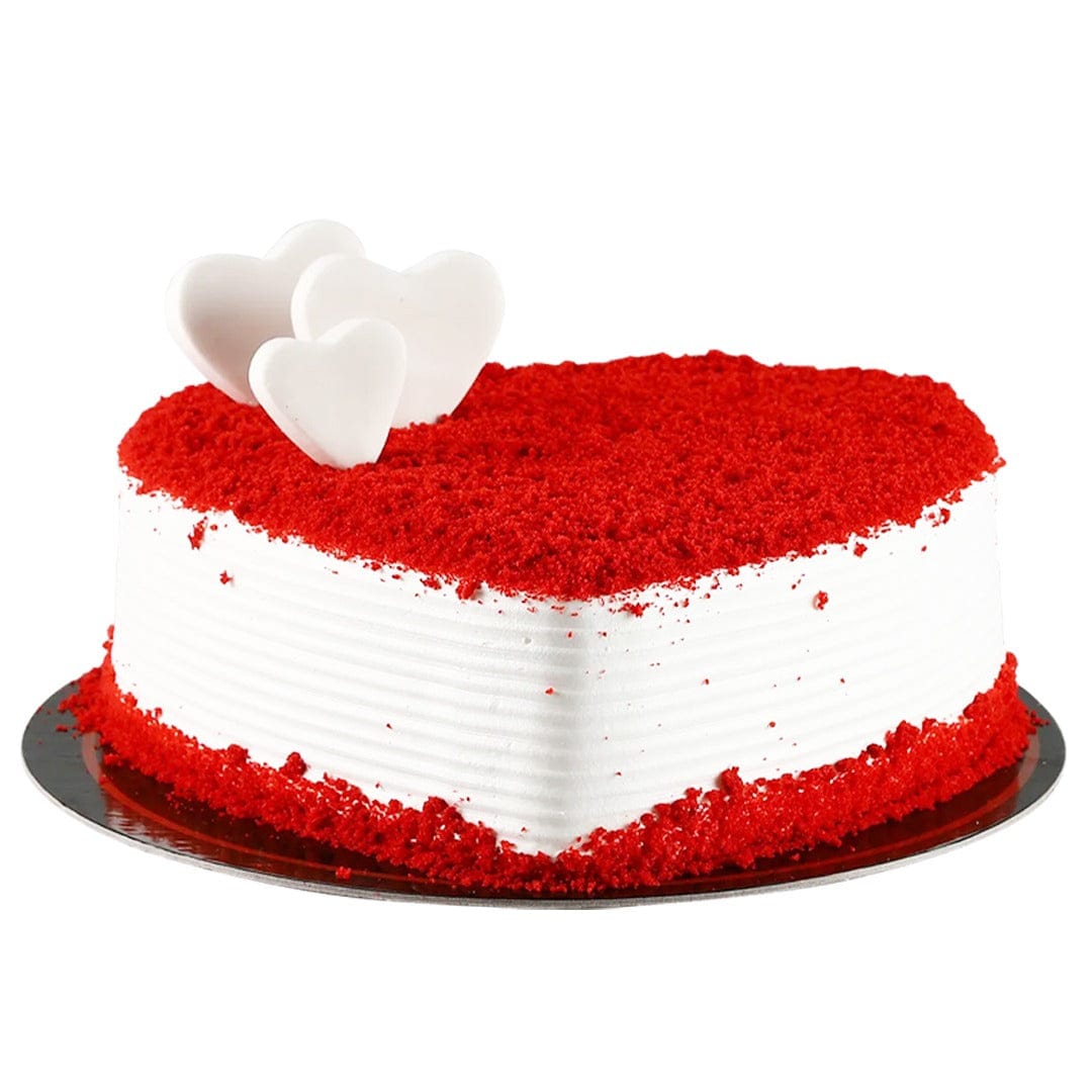 Heart Red Velvet Cake – BakersG India