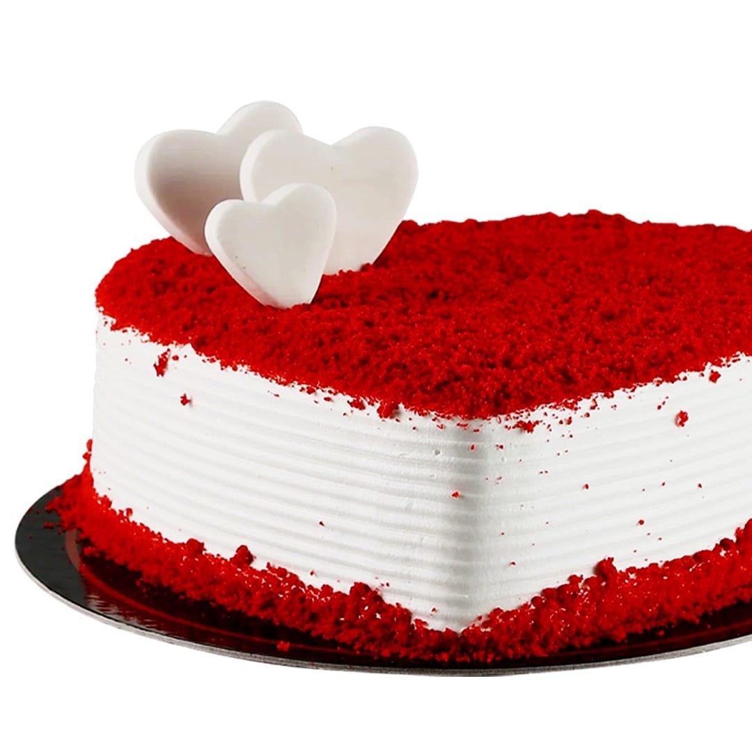 Heart Red Velvet Cake – BakersG India