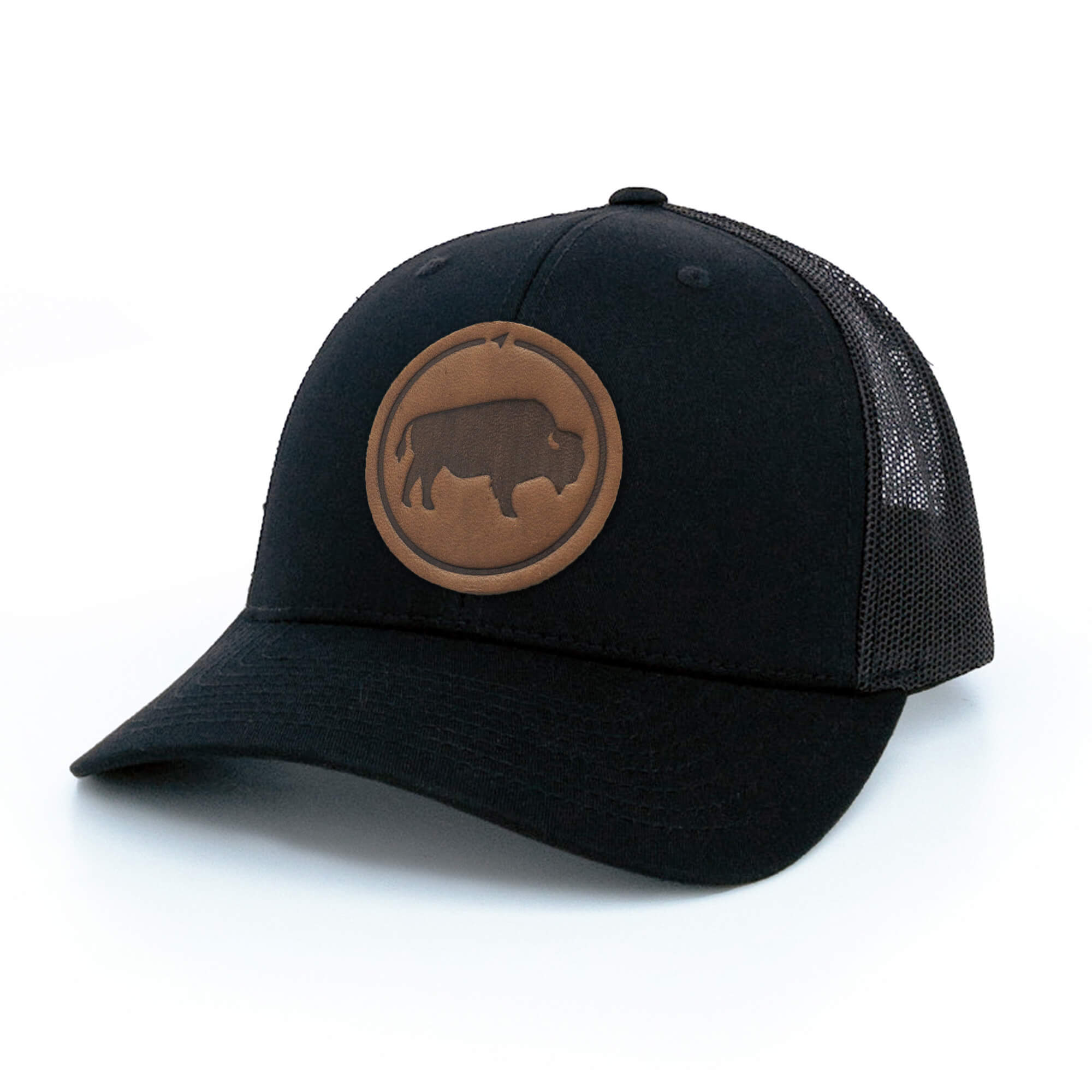 Classic Bear Leather Patch Mesh Back Hat – The Alaska Life