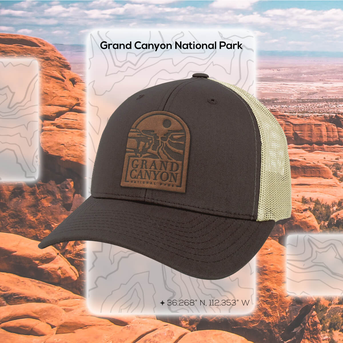 Yellowstone National Park Leather Patch Hat – Byward Outfitters