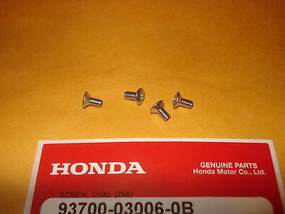 Honda CL70 CL100 CB175 CL175 SL100 SL175 SL350 CB350 CB360 emblem screw set  OEM