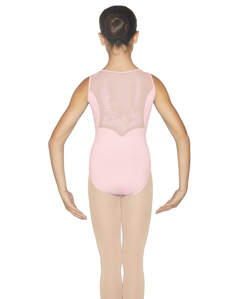 Wear Moi Mauve Double Strap Camisole Leotard - Girls