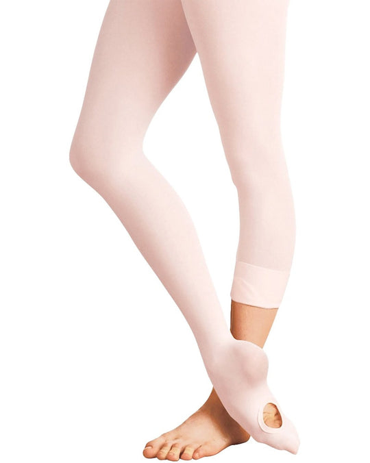Theatrical Pink Footed Ballet Tights