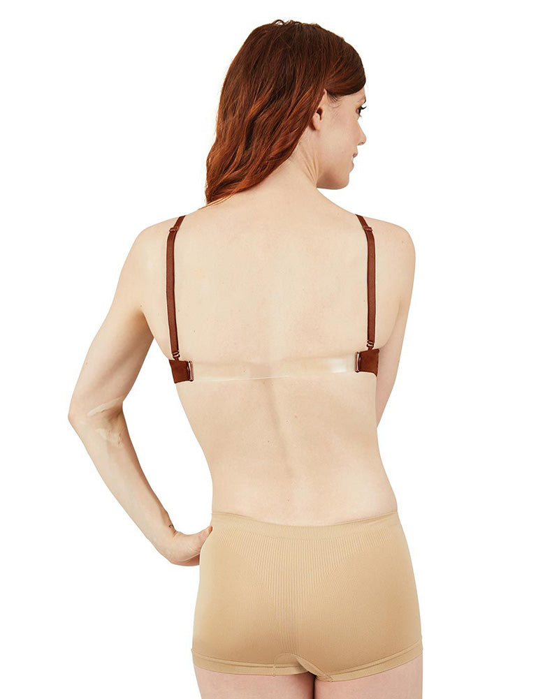 Capezio Clear Back Bra w/ Nude & Clear Strap 3683 SM NUD - Applause  Dancewear and Designs
