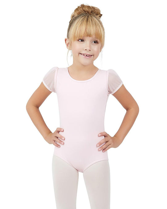 Girls Miame Heart Mesh Leotard