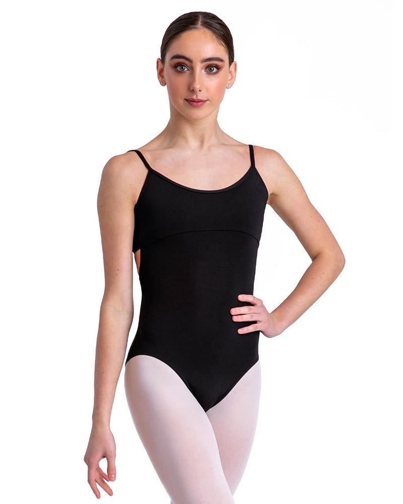 2137A Illusion Tank Adult Leotard with Mesh Back