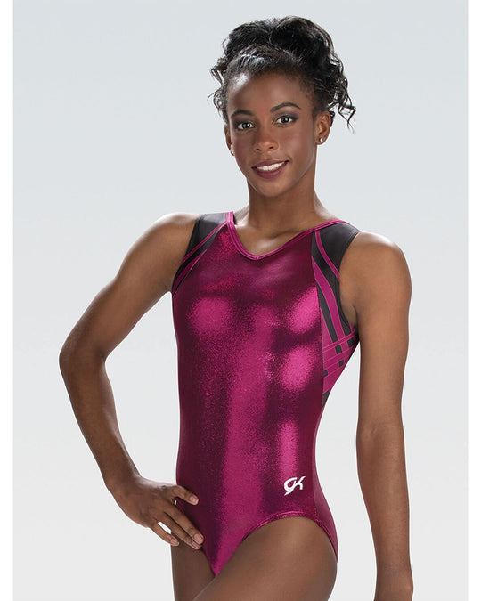 GK Elite Gymnastics Leotard - Adult X Large - Evening Trapeze