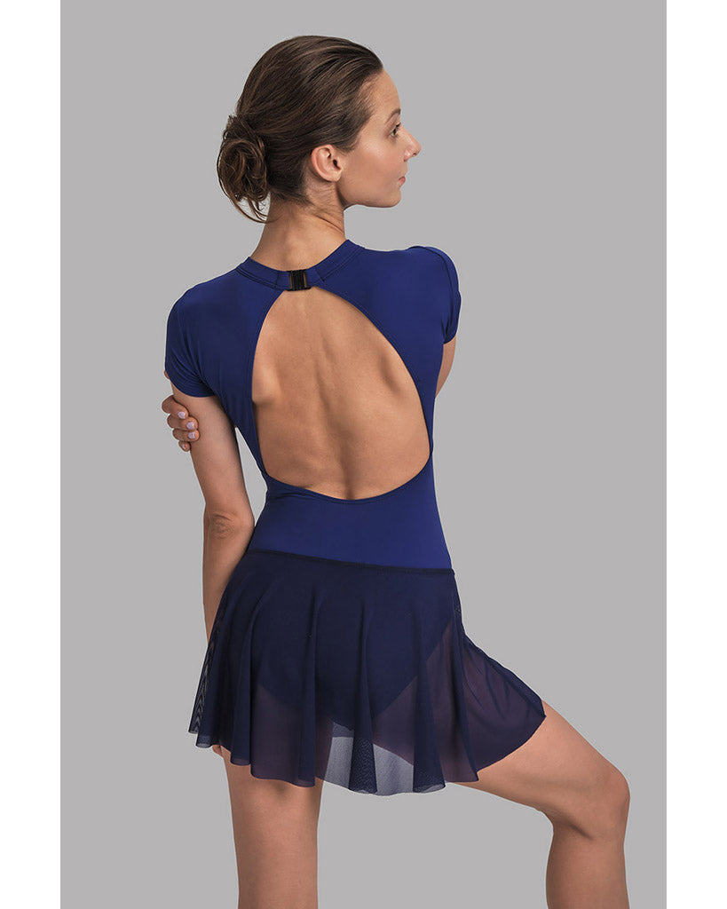 Grishko Noreen High Neck Open Mesh Back Sleeveless Leotard - DA2077MP -  Dancewear Centre