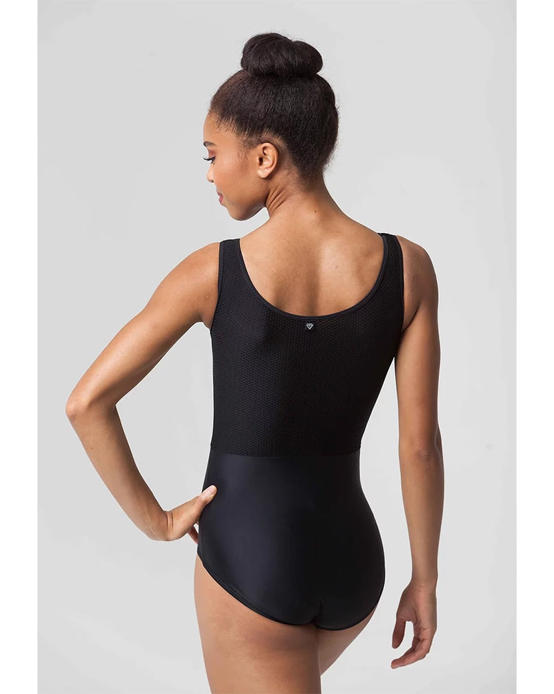 Jule Dancewear Royalette Crushed Velvet Contrast Tank Leotard