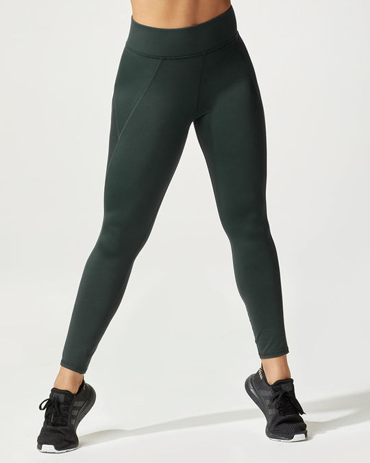 Tonic Active Elm Leggings - Womens - Black/Silver/Green