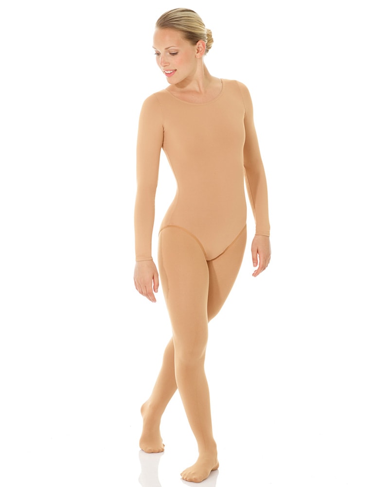 Mondor Body Pop Sheer Long Sleeve Dance Top - 816 Womens