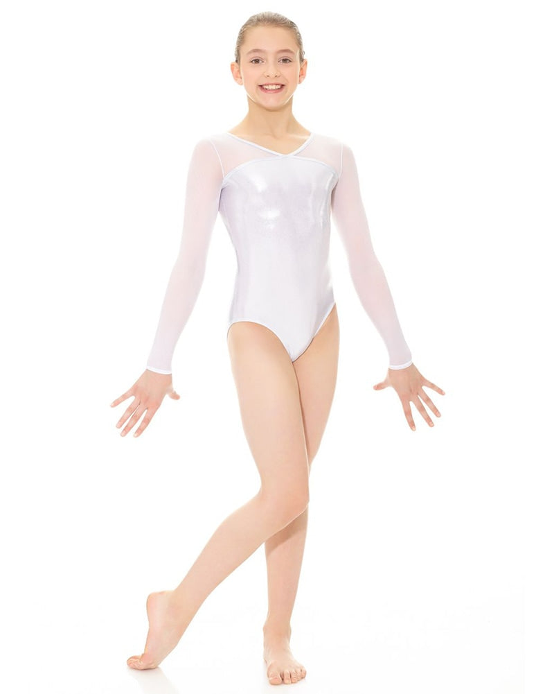Yeahdor Gymnastics Leotard for Girls Sparkly Long Sleeve Bodysuit with Pants  2Pcs Dance Suit Tumbling Outfit 