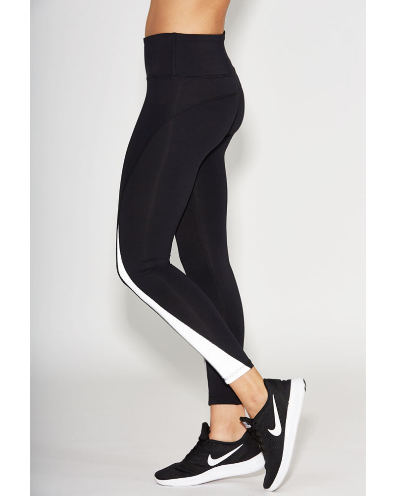 Tonic Active Elm Leggings - Womens - Black/Silver/Green - Dancewear Centre