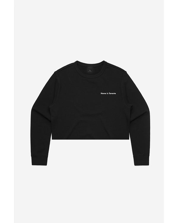 Peace Collective Home is Toronto Minimal Logo Cropped Crewneck - Women ...