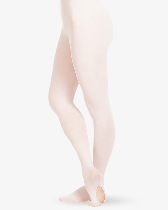  DANCEYOU Womens Dance Tights 2 Pairs Convertible/Footed Girls'  Ballet Tights Opaque Leggings for Toddler, Kids and Women, Pale Pink S :  Clothing, Shoes & Jewelry