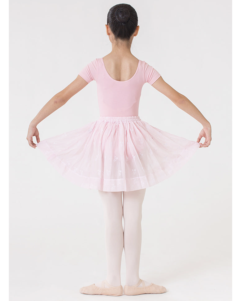 Sonata Chiffon Pull On Ballet Skirt Sk03 Girls Pink Slipper Print Dancewear Centre 