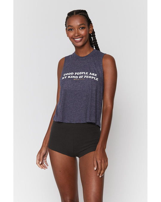 Spiritual Gangster Gratitude Muscle Tank - Womens - Vintage Black -  Dancewear Centre