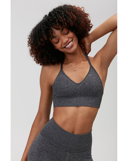 Varley Aspen Bra - Womens - Excalibur Grey - Dancewear Centre