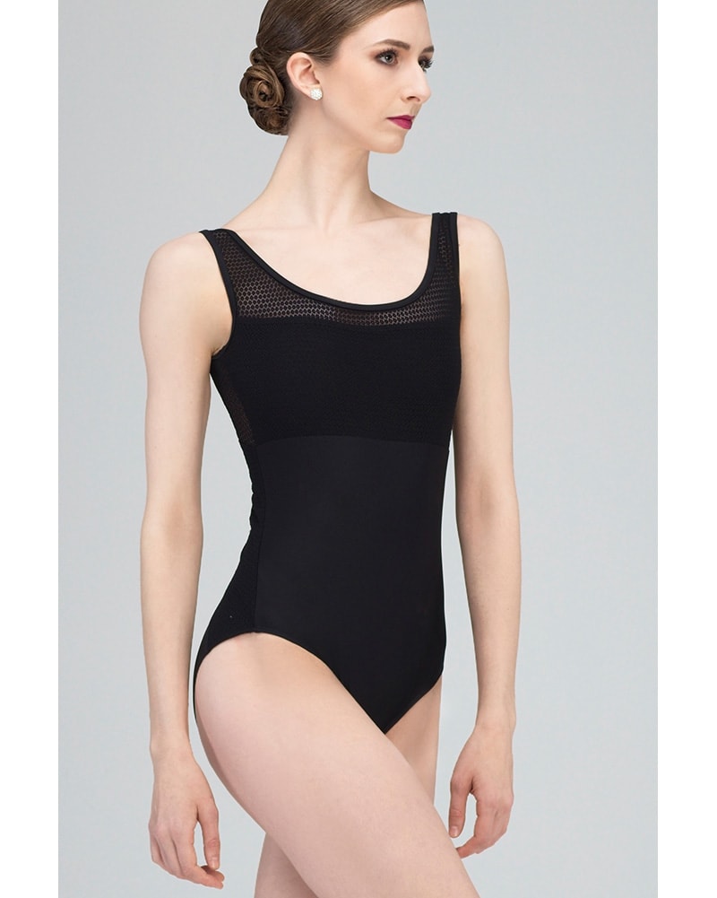 Pinch Front Banded Cami Leotard