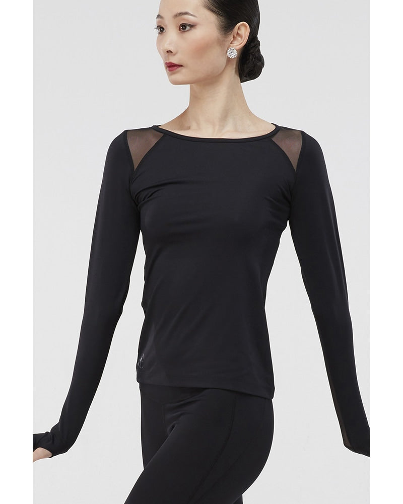 Yoga Wrap Top Mini Ballet Jacket with Sleeves in Amethyst – Paramita Designs