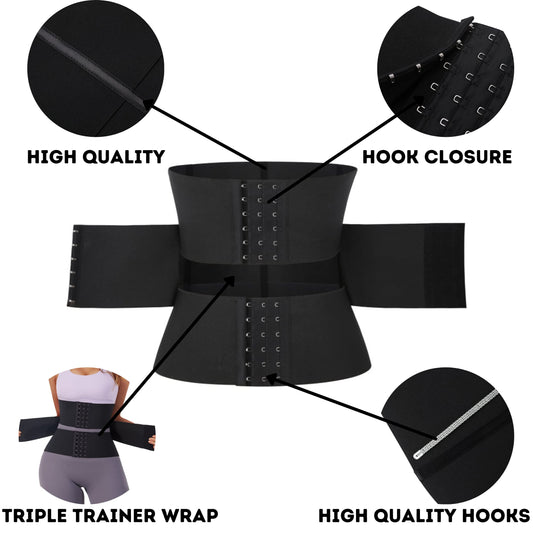 Soo slick Waist Trainer for Women Lower Belly Fat - Weight Loss Compre –  SOOSLICK