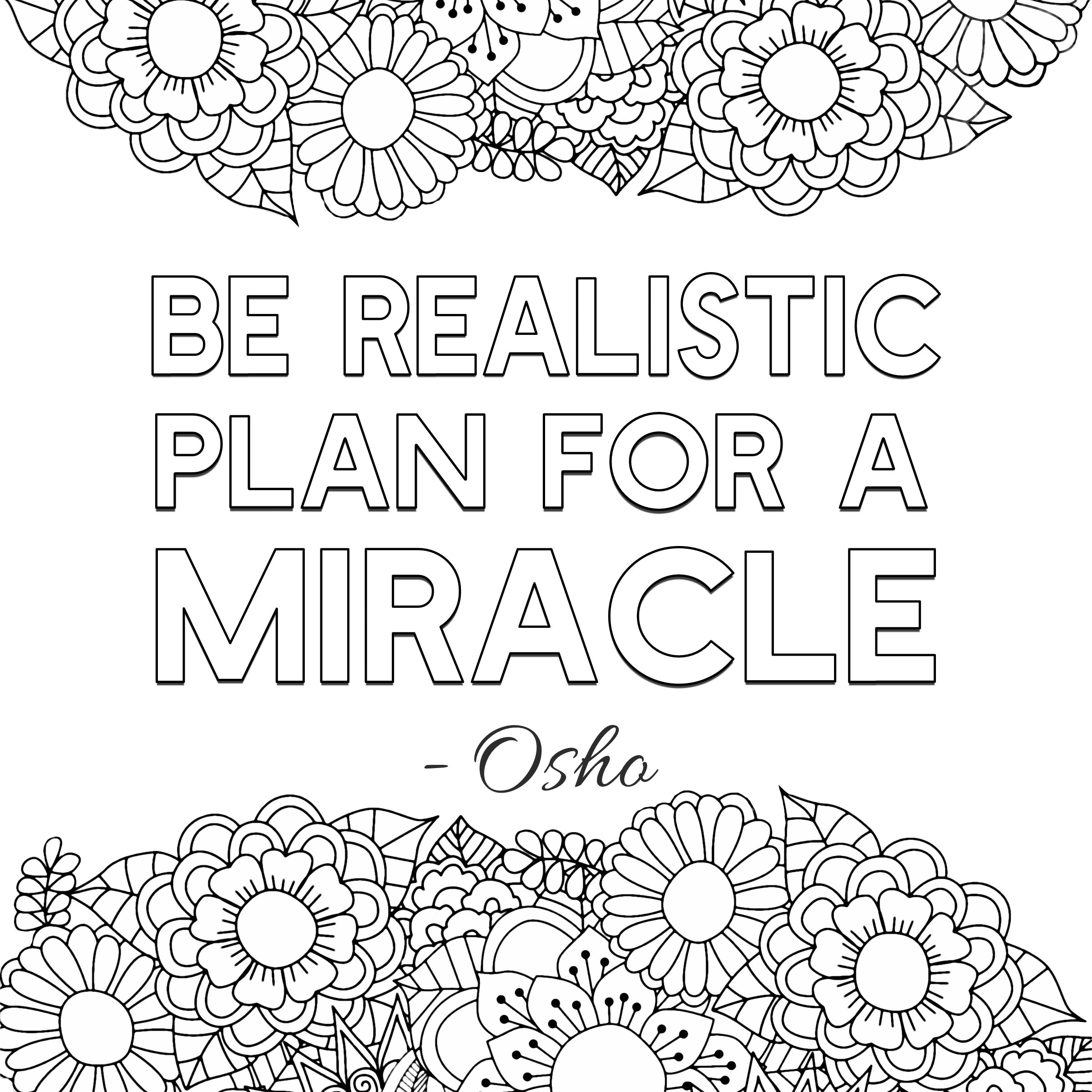 Free Inspirational Coloring Pages For Adults