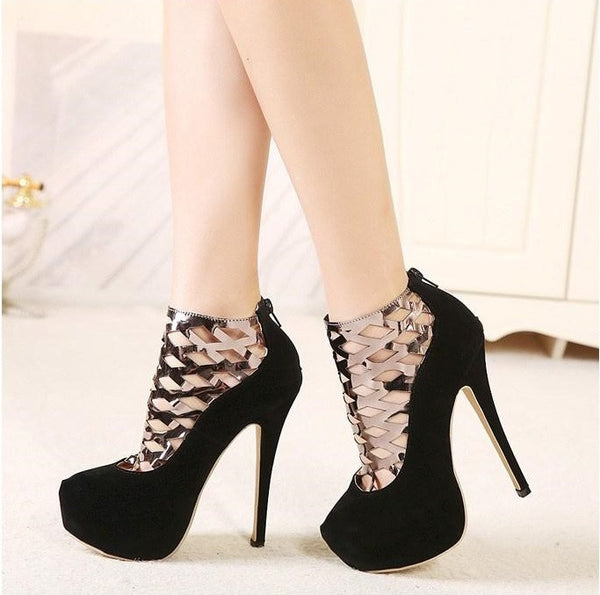 ankle heels shoes