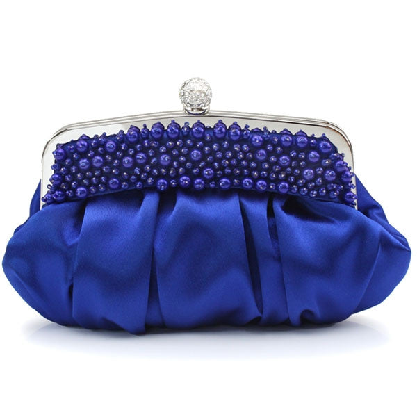 Chic Hand-Beaded Satin Rhinestone Deco Women's Purse – HisandHerFashion.com